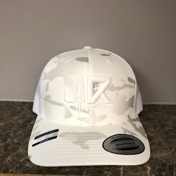 JR WHITE-BlACK/CAMO YUPOONG CURVED BILL SNAP BACK