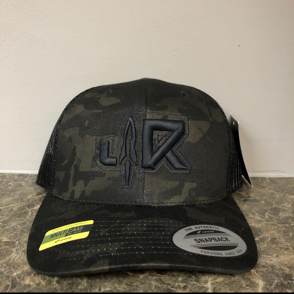 JR WHITE-BlACK/CAMO YUPOONG CURVED BILL SNAP BACK